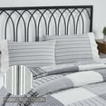 thumbnail image 4 of VHC Brands Sawyer Mill Ruffled Standard Pillowcase, Black, 21x26, Set of 2, 4 of 5
