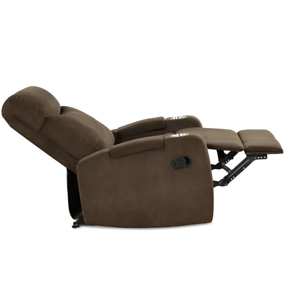 Finihen Recliner Chair, Single Sofa Lounger with Arm Storage and Cup Holder, for Living Room, Bedroom, Coffee Finihen Recliner Chair, Single Sofa Lounger with Arm Storage and Cup Holder, for Living Room, Bedroom, Coffee