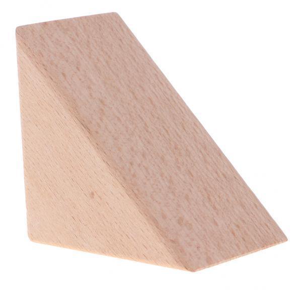 2-3 del paquete Bloques geométricos de madera para niños montessori Material didáctico - Isósceles 2 piezas Sunnimix Juguete de madera para niños