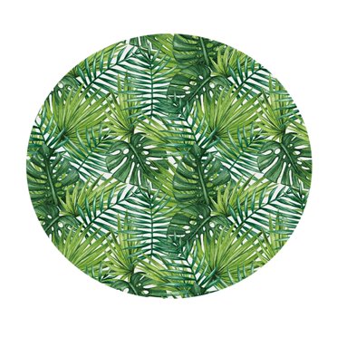 Nappe Ronde Ajustée en Polyester Robuste avec Endos en Flanelle Style05