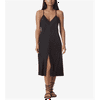 Avec Les Filles Women's Slit Front Slip Dress Black Size XS