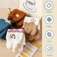thumbnail image 4 of 5 Pairs Womens Fuzzy Socks Fleece Fluffy Cabin Plush Slipper Warm Soft Cozy Winter Adult Socks, 4 of 7