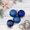 Blue, variant on Northlight 24ct Shatterproof 4-Finish Christmas Ball Ornament Set 2.5" - Burgundy