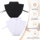 thumbnail image 1 of Sonducket 2 piezas de cuello falso para mujer, mezcla y combina con cualquier atuendo, cuello falso de solapa de amplia aplicación para mujer Accesorios de disfraces, 1 of 6