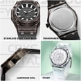 thumbnail image 2 of SKMEI Watches for Men Fashion Minimalist Luminous Waterproof Quartz Men's Wrist Watches, 2 of 7