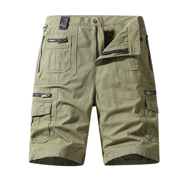 Plus Size Summer Tops Mens Plus Size Cargo Shorts Multi-Pockets Relaxed Summer Beach Shorts Pants Plus Size Summer Clothes Mens Cargo Shorts Elastic Waist Plus Size Cargo Pants