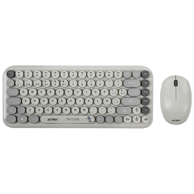Kit Teclado y Mouse ACTECK CREATOR CHIC K-COLORS MK480 Inalambrico USB 2.4 MHz