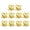 Gold, variant on Pack of 10 Metal Studs Earring Stoppers Round Disc Ear Closures for DIY Lovers