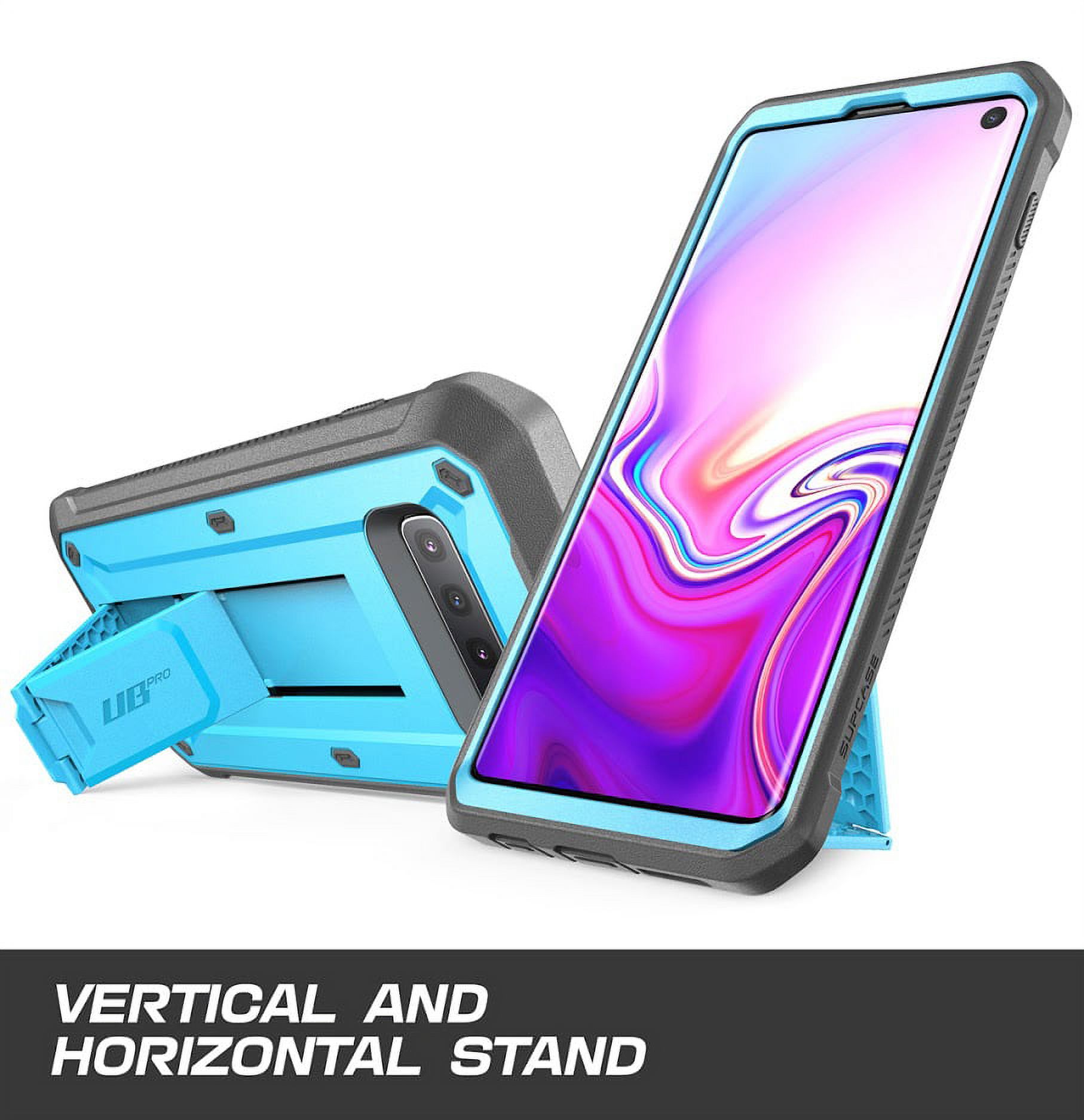 Samsung Galaxy S10 Case (2019 Release) SUPCASE Unicorn Beetle Pro Series Full-Body Dual Layer Rugged with Holster & Kickstand Without Built-in Screen Protector (Blue) - image 2 of 8