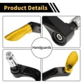 thumbnail image 3 of Protectores de Manos Universales de Aleación de Aluminio CNC de Unique Bargains - Protectores de Manillar de Alta Resistencia para Dirt Motocross ATV Scooter Tono Dorado, 3 of 7