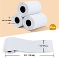 thumbnail image 2 of Caja registradora Thermal Paper MFLABEL 600 rollos de 57 mm x 25,9 m, 2 of 5