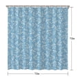 thumbnail image 5 of Waterproof Beautiful Colorful Floral Shower Curtain 72x72 Inch Boho Style Polyester Unique Shower Curtain for Bathroom Hotel Home Decor with 12 Plastic Hooks, 5 of 5