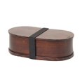 thumbnail image 4 of Fiambrera portátil con correa Vajilla Tazón Caja de dulces con tapas Contenedor de almacenamiento de alimentos de madera para oficina Picnics Pesca , estilo H opcional Baoblaze Caja de almuerzo, 4 of 8
