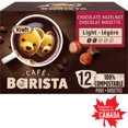 thumbnail image 1 of Kraft Cafe Barista Chocolate Hazelnut Light Roast Coffee 100% Compostable Pods, 12 Pods, 1 of 14