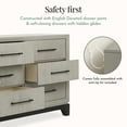thumbnail image 6 of Evolur Remy Double Dresser, Light Ash, 6 of 6