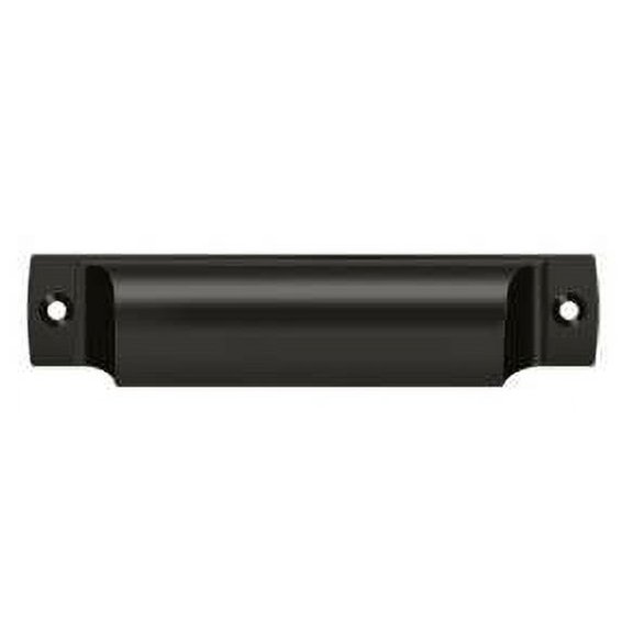 Deltana SHP40U10B Rectangular Shell Pull 4" in Oil-rubbed Bronze
