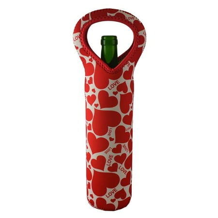 

Three Star YN2004 Red Hearts Neoprene Bottle Holder