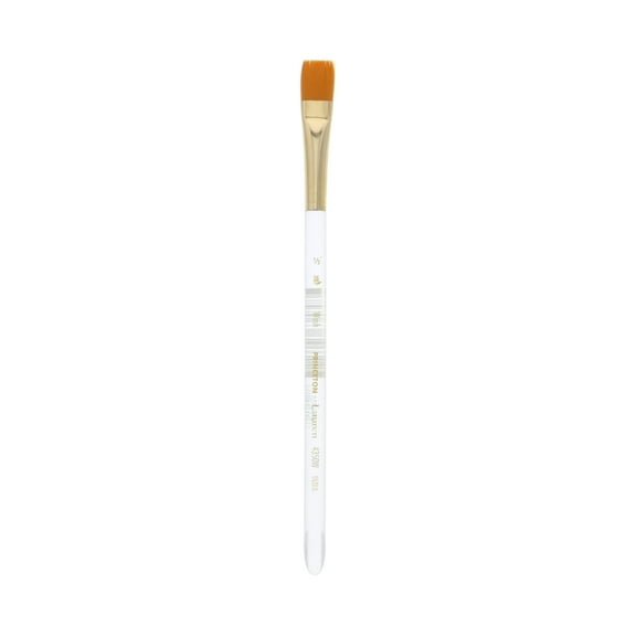Princeton Brush Lauren Golden Synthetic Watercolor & Acrylic Brush, Wash, 1/2 in