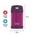 thumbnail image 2 of Thermos FUNTAINER Pot Alimentaire en Acier Inoxydable à Isolation sous Vide Rouge Violet de 16 Onces, 2 of 7