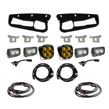 Baja Designs 2021  Ford Bronco Amber SAE Fog Pocket Kit for Enhanced Visibility