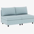 thumbnail image 6 of Chenille Modular Sofa with Comfortable Cushions / Relax in Living Room or Bedroom, 6 of 6