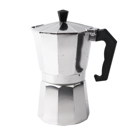AMONIDA Octagonal Coffee Pot Moka Pot, 6 Cups Aluminum Moka Pot ...