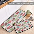 thumbnail image 5 of GZHJMY Kitchen Rug Set of 2, Christmas Tree Cushioned Anti-Fatigue Kitchen Mat Non Slip Washable Floor Mat Comfort Standing Mats for Office, Home, Laundry Room Carpet Runner, 5 of 7