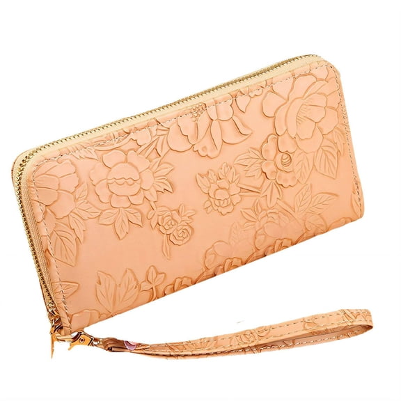 ELORIAH Wallet Women,Practical Storage Credit Card Holder,Designed Convenience Rfid Wallet Women,Brown