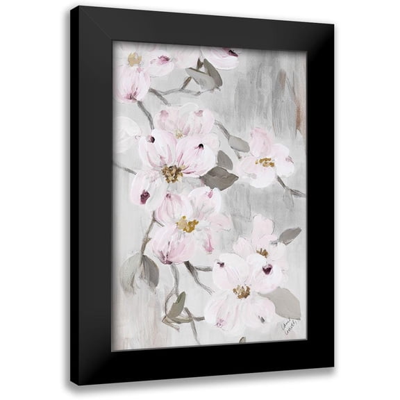 Loreth, Lanie 11x14 Black Modern Framed Museum Art Print Titled - Grey Dogwood I