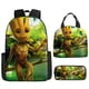 thumbnail image 1 of Set de mochilas Baby Groot Guardians Anime de 3 piezas para niños, 1 of 3