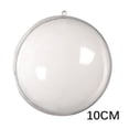 thumbnail image 1 of Wosthever 5 uds. De bolas de Navidad de plástico transparente adorables, adornos navideños rellenables, decoraciones para el hogar Kits de decoración para fiestas 10cm Wosthever HA024534-02, 1 of 1