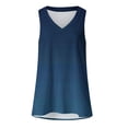 thumbnail image 3 of StSilkitty Plus Size Tank Tops for Womens Gradient Color Loose V Neck Blouses Summer Beach Lightweight Soft Shirts, 3 of 7