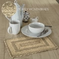 thumbnail image 4 of VHC Brands Farmhouse Cobblestone Table Placemat, Tan Grey White, Jute Blend, Rectangle, 10x15 Inches, 4 of 4