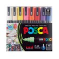 thumbnail image 1 of uni POSCA PC-5M Water Based Paint Markers, Medium Point (1.8-2.5mm), Assorted, 16 Count, 1 of 11