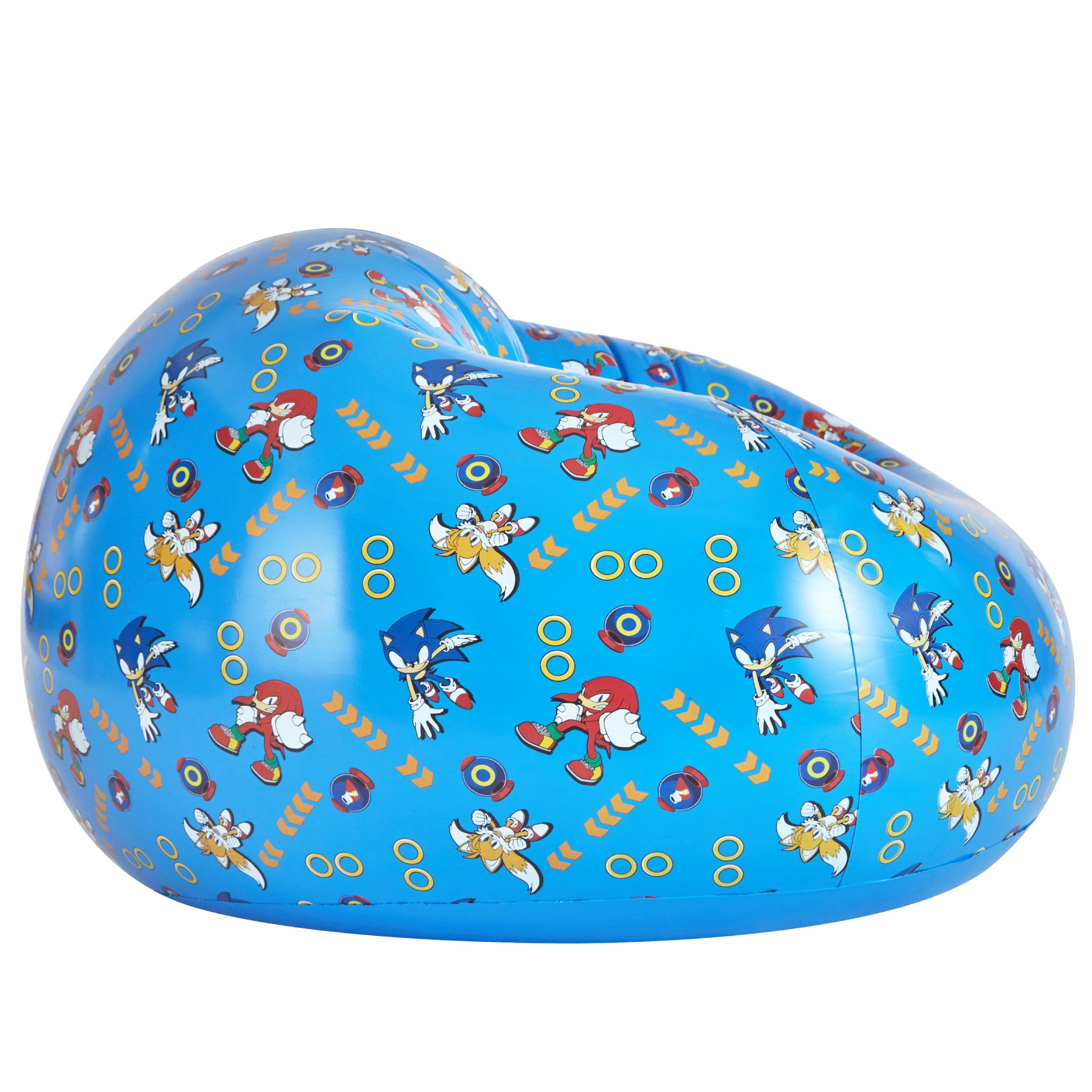(2 pack) Sonic Kids Inflatable Gaming Chair, Blue