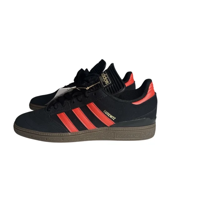 Adi - das Men's Busenitz Pro JH8134 Black Red Skateboard Size US 8.5 NWOB