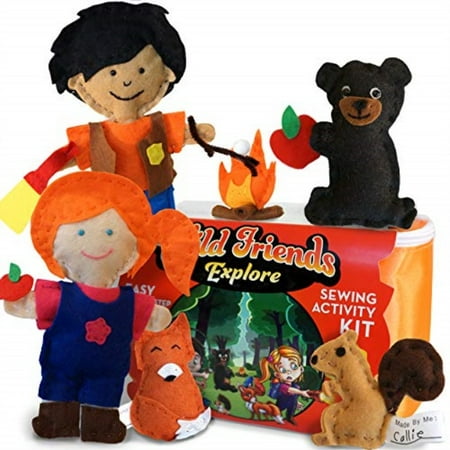 Bryte Kids Sewing Kit And Animal Crafts Fun Diy Kid Craft Sew Kits And Art Projects For Girls And Boys All Ages 120 Piece Se Bryte Kids Sewing Kit And Animal Crafts Fun Diy Kid Craft Sew Kits And Art Projects For Girls And Boys All Ages 120 Piece Se