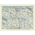 thumbnail image 2 of Baedeker 24x19 White Modern Wood Framed Museum Art Print Titled - North Sea Belgium Europe - Baedeker 1910, 2 of 4