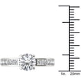 thumbnail image 4 of 1-1/2 Carat T.W. Diamond Classic 14kt White Gold Engagement Ring, 4 of 5