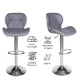 thumbnail image 2 of Set De 2 Bancos De Cocina Mostrador Barra Silla Taburete Comedor Respaldo Alto Altura Regulable y Función Giratoria 360°, 2 of 7