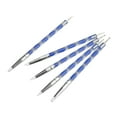 thumbnail image 4 of Juego de 5 uds de herramientas para arcilla acrílica de doble cabeza con punta de silicona, herramienta para moldear y tallar, 4 of 5