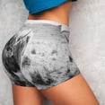 thumbnail image 3 of Picia Yak Printed Workout Shorts for Women Seamless Scrunch Butt Lifting High Waisted Yoga Gym Booty Running Moisture-wicking Short Pants-XX-Large, 3 of 9
