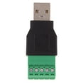 thumbnail image 2 of kusrkot Connecteur de Borne à Vis USB 2.0 A Mâle à 5 Broches Femelle (Lot de 1), 2 of 7