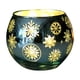 thumbnail image 2 of Candelabro de cristal navideño con adorno de candelabro redondo de cristal., 2 of 6