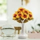 thumbnail image 4 of Arreglo Floral de Seda Artificial de 32 X 18 Cm | Cesta de Vegetación de Imitación Realista | Decoración Duradera para Interiores y Exteriores | Centro de Mesa para Bodas, Hogar, Jardín, Fiestas, 4 of 6