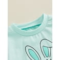 thumbnail image 4 of Bagilaanoe Newborn Baby Girl Boy Easter Rompers Print Short Sleeve Bodysuits 3M 6M 12M 18M Infant Casual One Piece Short Jumpsuit, 4 of 8