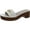 Cream, variant on Lauren Ralph Lauren Womens Roxanne Padded Insole Slip-On Slide Sandals