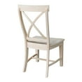 thumbnail image 3 of International Concepts Creekside Wood Dining Side Chair (Set of 2) in Unfinished, 3 of 12