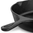 thumbnail image 6 of MegaChef 12 Inch Round Preseasoned Cast Iron Frying Pan in Black, 6 of 7