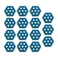 thumbnail image 1 of Almohadillas de Tracción para Tabla de Surf, Alfombrilla Antideslizante para Cubierta, Sin Cera para Deportes Acuáticos, Skimboard Funboard, 15 Piezas Azul shamjiam Almohadillas para tablas de surf, 1 of 8